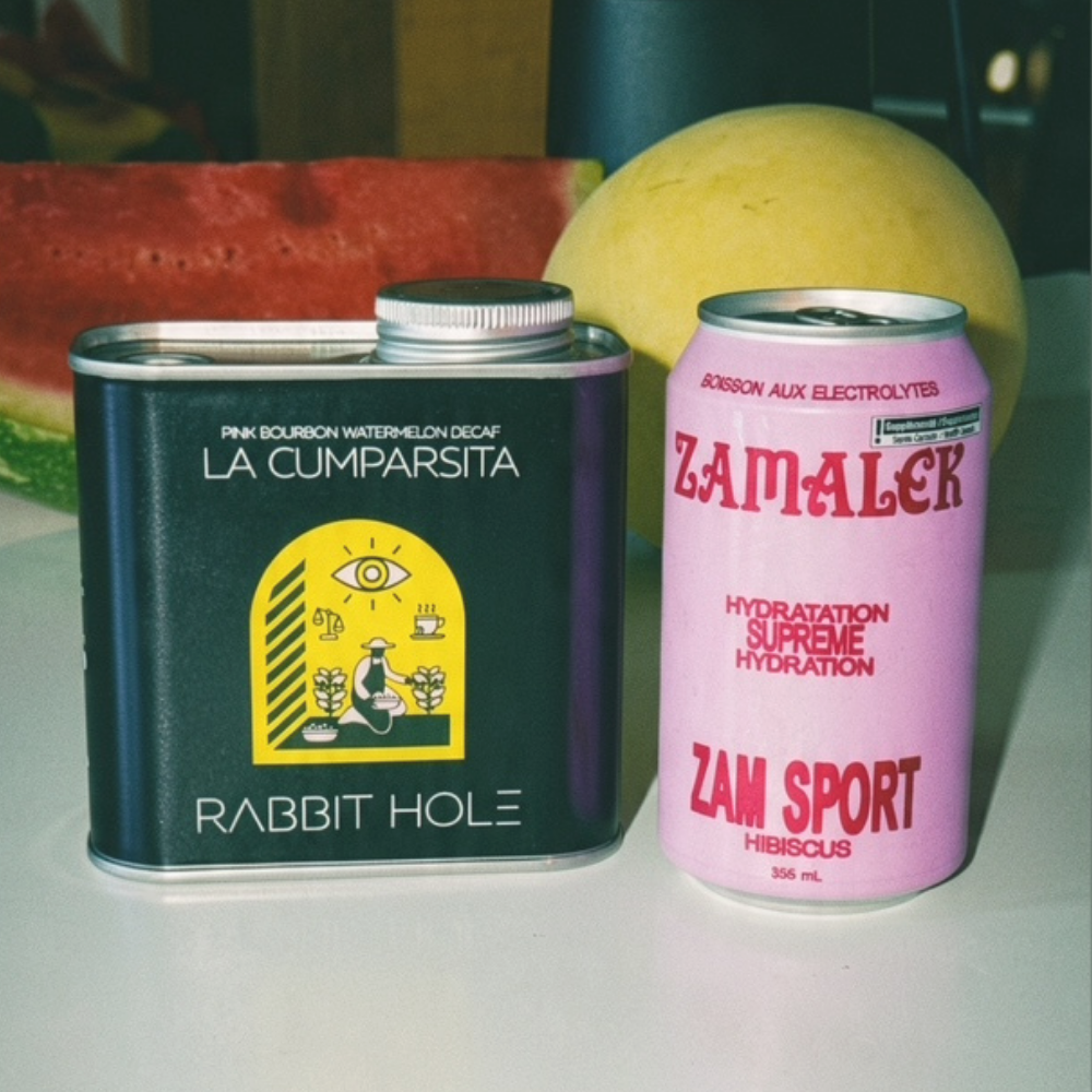 Watermelon Hydration Cooler - La Cumparsita + Zamalek Electrolyte Sport Soda